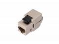 Solarix keystone c6 STP RJ45 stříbrný samořezný SX
