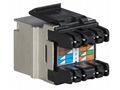Solarix keystone c5e STP RJ45 černý pro kleště SXK