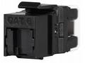 Solarix keystone c6 UTP RJ45 černý pro kleště SXKJ