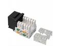 Solarix Keystone CAT5E UTP RJ45 cerný, svorkovnice