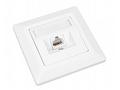Solarix Eth.Zás. CAT6 STP 1 x RJ45 pod omítku bílá