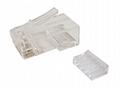 Konektor RJ45 CAT6 UTP 8p8c pro drát, 100ks
