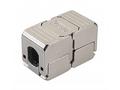 Solarix Spojka CAT6A STP SXSPJ-6A-STP-BK-SA