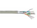 Instalační kabel Solarix FTP, Cat6, drát, PVC, cív