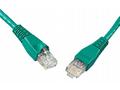 SOLARIX patch kabel CAT5E UTP PVC 0,5m zelený non-