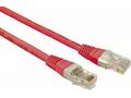 SOLARIX patch kabel CAT5E UTP PVC 0,5m červené