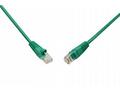 SOLARIX patch kabel CAT5E UTP PVC 3m zelený snag-p