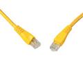 SOLARIX patch kabel CAT6 UTP PVC 0,5m žlutý snag p