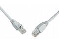 Solarix Patch kabel CAT5E SFTP PVC 1m šedý snag-pr