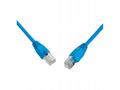 SOLARIX patch kabel CAT5E SFTP PVC 0,5m modrý