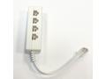 DATACOM Rozčtverka UTP CAT3 4xRJ45 (8p2c-1M, 4F)