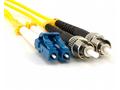 Optický patchkabel duplexní, LC-ST 9, 125um SM, 1m