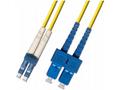 Optický patchkabel duplexní, LC, UPC-SC, UPC 9, 12