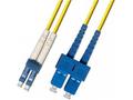 Optický patchkabel duplexní, LC, UPC-SC, UPC 9, 12