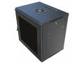 Datacom 19" rozvaděč 6U, 450 mm (sklo) černý