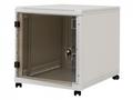 19" kontejner.rack 12U, hl.900mm, nosn.200kg šedý