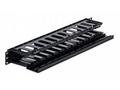 Triton 19" vyvazovací panel 1U plastový RAL9005