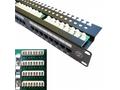 DATACOM Patch panel 24x RJ-45, Cat5e UTP, 19" s vy