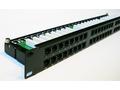 DATACOM Patch panel 19" UTP 48 port CAT5E LSA 1U B
