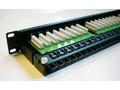 DATACOM Patch panel 19" UTP 48 port CAT5E LSA 1U B