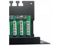 DATACOM Patch panel 19" UTP 24 port CAT6 LSA 1U BK