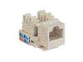 DATACOM Keystone cat5E white UTP