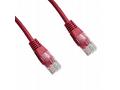 DATACOM Patch kabel UTP CAT5E 0,25m červený