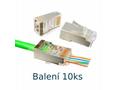 W-Star Konektor FTP RJ45EZ Cat5e 10ks 3U pozlacený
