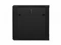 Nástěnný rack 19" 12U 600X600mm černý flat pack