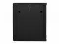 Nástěnný rack 19" 15U 600X600mm černý flat pack