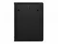Nástěnný rack 19" 18U 600X600mm černý flat pack
