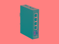 D-Link DIS 100G-5SW - Přepínač - neřízený - 4 x 10