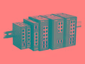 D-Link DIS 100G-5PSW - Přepínač - neřízený - 4 x 1