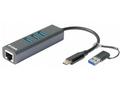 D-Link DUB-2332 USB-C, USB to Gigabit Ethernet Ada