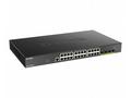 D-Link DGS-1250-28XMP, E 24-port Gigabit PoE Smart