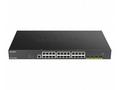 D-Link DGS-1250-28XMP, E 24-port Gigabit PoE Smart