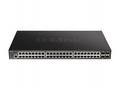D-Link DGS-1250-52XMP Smart switch 48x Gb PoE+, 4x