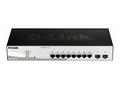 D-Link DGS-1210-10 L2, L3 Smart+ Switch, 8x GbE, 2