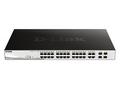 D-Link DGS-1210-28MP L2, L3 Smart+ PoE switch, 24x