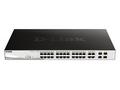 D-Link DGS-1210-28P L2, L3 Smart+ PoE switch, 24x 