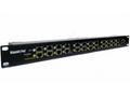 POE Gigabitový Patch panel Cat5 19" 12port 1U