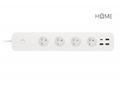 iGET HOME Power 4 USB - WiFi chytrá prodlužka 4x 2