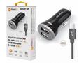 ALIGATOR Chytrá nabíječka do auta 3.4A, 2xUSB, sma