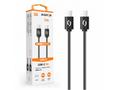 ALIGATOR Datový kabel POWER 3A, USB-C, USB-C, čern