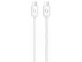 ALIGATOR Datový kabel POWER 3A, USB-C, USB-C, bílý