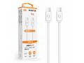 ALIGATOR Datový kabel POWER 3A, USB-C, USB-C, bílý