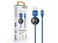 ALIGATOR PREMIUM Datový kabel 2A, Lightning modrý