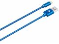 ALIGATOR PREMIUM Datový kabel 2A, Lightning modrý