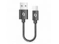 ALIGATOR PREMIUM 2A kabel, 50cm USB-C, černý