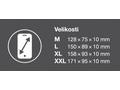 ALIGATOR Pouzdro UNI-POCKET, vel.XL(158*93) černá